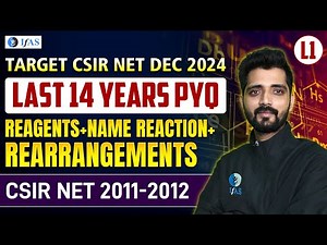 CSIR NET Chemistry Previous Year Questions | Reagents + Name Reaction + Rearrangements | L 1