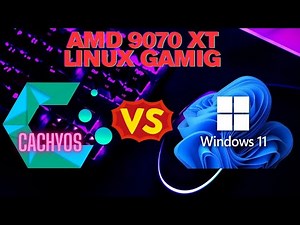 Linux Gaming CachyOS vs Windows 11 AMD GPU Benchmark | 1440p | 4K | Ray Tracing | 9070 XT