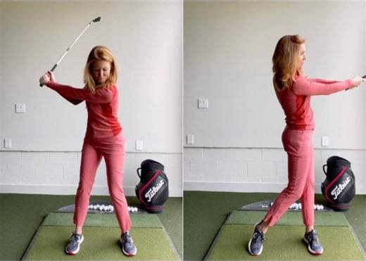 Do this to stop scooping the ball and create a better impact position