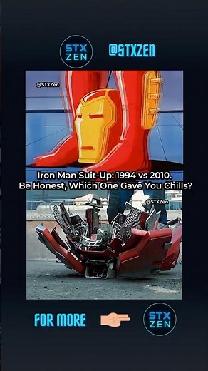 Iron Man Suit-Up Evolution: 1994 Animation vs 2010 Movie Scene | Marvel Fans MUST Decide! #ironman