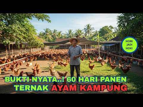 CARA TERNAK AYAM KAMPUNG 60 HARI PANEN