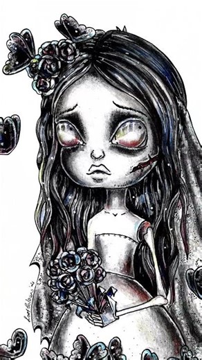 A Little Dead, Very Devoted | Corpse Bride Art Reveal