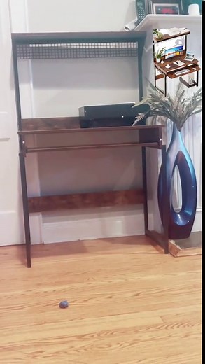 31.5" Computer Desk with Hutch - Space-Saving Office Desk, Study Table, Writing Desk, and Workstation for Home Office