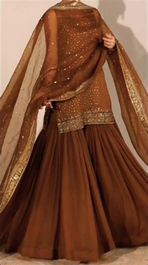 PARTY WEAR SHARARA DRESS 👗 DESIGN ✨ LIKE A PARTY QUEEN 👑#youtubeshorts #trending #viral