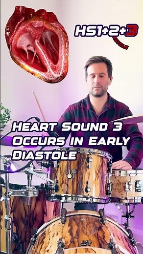 Heart Sounds 1 2 3 and 4 explained in the BEST way! #heart #medicine #medical #nurse #nursing