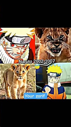naruto fast 2007 normal and 2017 powerfull and 2023 god level,,🔥🔥😲💯