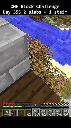 Day 355 Minecraft build challenge - ONE BLOCKS HOUSE BUILD in Minecraft 1.7