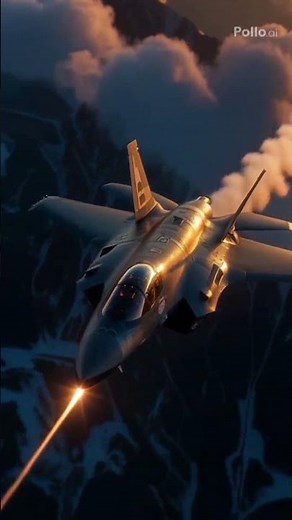 F-35 Lightning II Fighter Jet Animation | High-Speed Jet Flight at Sunset in 4K