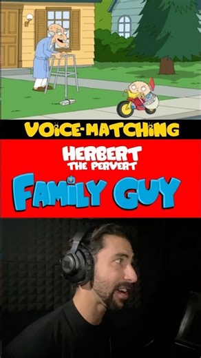 Harmonizing Herbert #VoiceOver #VoiceActor #VoiceMatching #Cartoon #Impression #Herbert #FamilyGuy