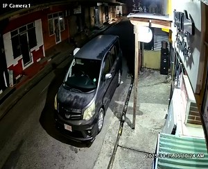 Cctv footage of the accident this morning | Bloody Breaking News