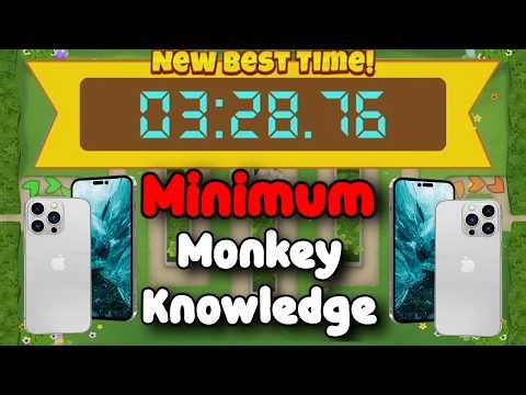 BTD6 Race Mobile Friendly Tutorial 📱 Minimum Monkey Knowledge 📱 Bush Rescue