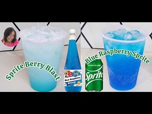 McDonald's Sprite Berry Blast At Home//Blue Raspberry Sprite//Dirty Sprite Soda//Blue Wave Drink 🇨🇼