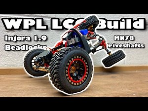 WPL LCG Build Part 3 - Injora Beadlocks & MN78 Driveshafts Install