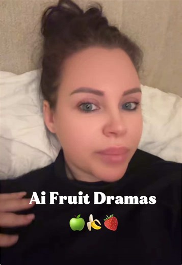 Wat ik ’s avonds doe: kijken hoe AI-fruit vreemdgaat met elkaar 🍌🍓🍏 … #aistory #fruitstory #fruitdrama #aifruits #storytime