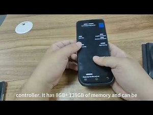 Jepower N73S Android handheld PDA 6-inch NFC 4G communication with QR code scanning. #pda handheld