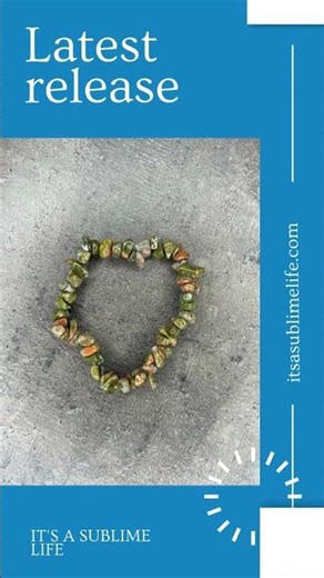 Unakite - Crystal chip bracelet