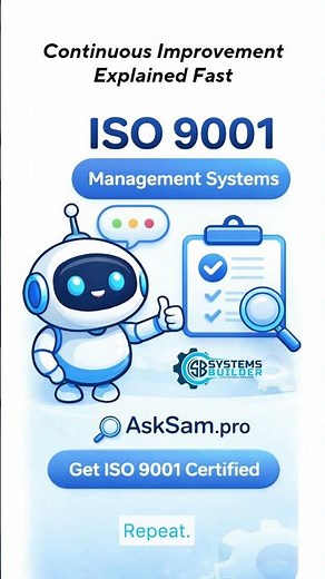 Continuous Improvement Explained Fast /AskSam.pro / ISO 9001