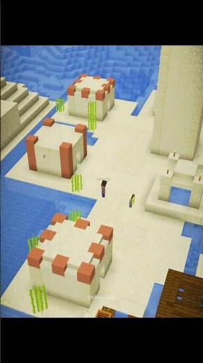 Minecraft Elder Guardian Village Seed Moment