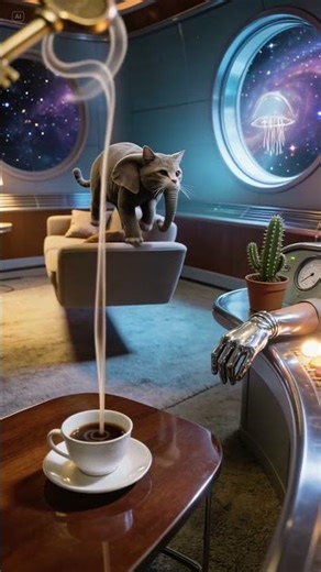 Living Room in Space #dreaminaai #dreamcore