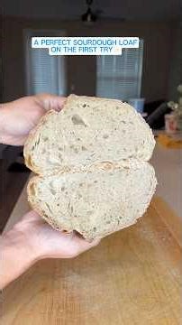 Perfect Sourdough recipe and instructions for a beginner making 2 loaves #sourdough
