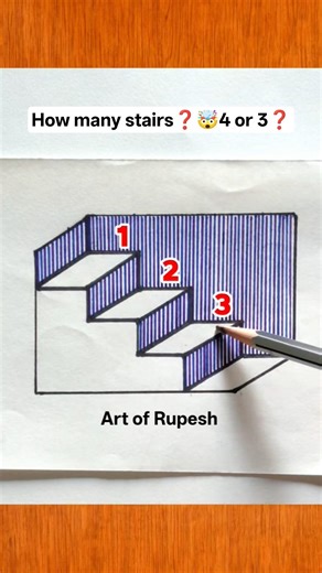 How many stairs❓🤯4 or 3❓#youtubeshorts #trending