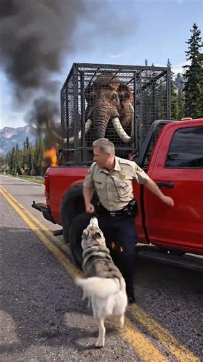 Brave Stray Dog Saves an Elephant from Disaster #dog #rescue #elephant #animals #wildlife