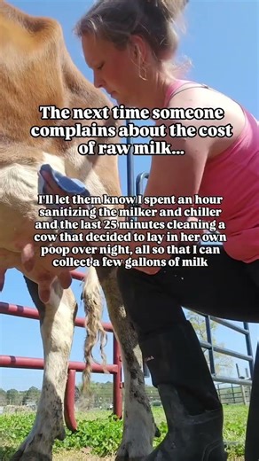 You Have No Idea How Hard This Is #rawmilk #dairy #hardwork