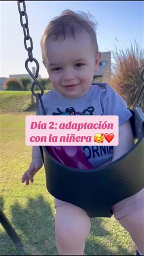 Día 2: adaptación con la niñera 🥰❤️ #adaptacion #niñera #bebe #parati #viral