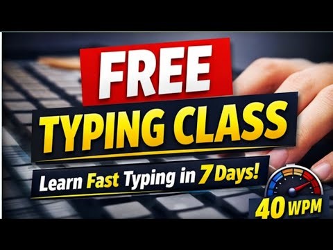 🎯Free Typing Class- 3rd| 7 दिन में Fast Typing सीखें | 0 से 40 WPM ❤️ #study #students