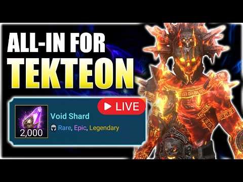 2000 Void Shards LIVE! +4 Tekteon or BUST! Most We Have EVER PULLED! 2x & 10x LIVE #rsl