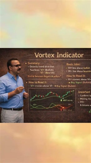 The Vortex Indicator is a technical analysis tool used to identify the start of a new trend