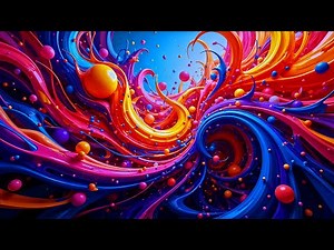 🌈 TV SCREENSAVER Prismatic Fluidity 4K Satisfying Abstract | Spectrum Background No Sound UHD 🌈