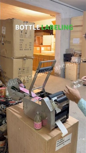 MT-50 Bottle Labeling Machine – Fastest Sticker Labeller in Budget!