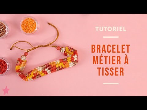 TUTORIEL | Bracelet Miyuki au Métier à Tisser avec Tubes en Perles et Noeud Coulissant