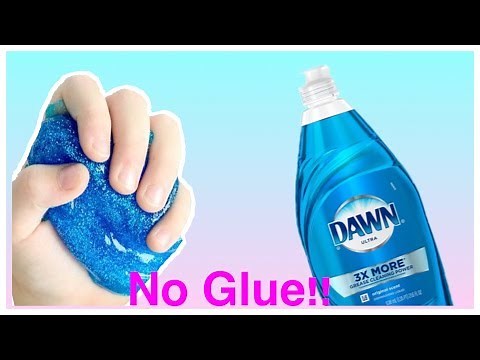 3 Brand New Ways How To Make No Glue Dish Soap Slime!!