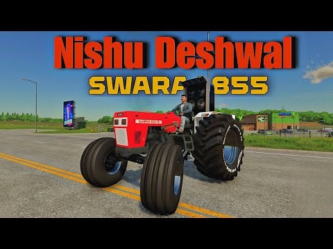 Nishu Deshwal Tractor Game Swaraj 855 and Tochan King 👑 • Indian tractor game • fs22 Gameplay