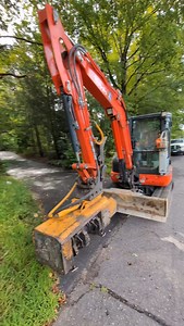 The front of this customer's property was overgrown with all kinds of vines and bushes preventing them from accessing or even seeing their pond! One day of forestry mulching took care of this quite nicely! | Third Hand Earthworks