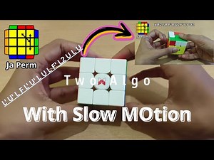 Ja Perm Algorithm in Super Slow Motion | Step-by-Step Rubik's Cube Tutorial