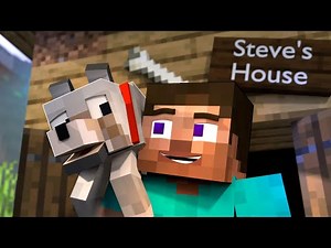 Steve & Wolf life - Full Animation - Minecraft