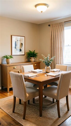 Cozy Classic Dining Room Glow Up: Before and After Transformation