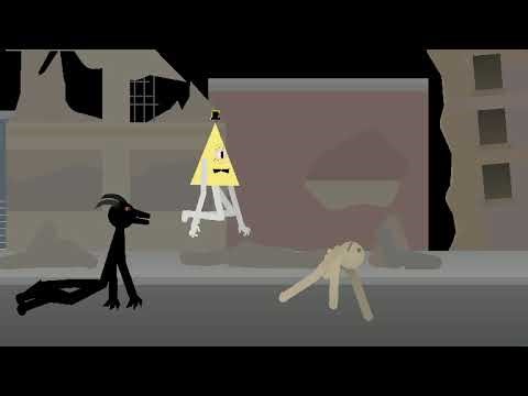 Death And The Devil VS Golden Pyramid(Bill Cipher Redraw): Trevor Henderson's Creations Battle