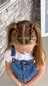 1M views · 19K reactions | We did this fun and cute hairstyle for dance photos today! Its fairly easy and keeps the hair out of the eyes while still keeping enough hair down to be flattering in photos. | Easy Toddler Hairstyles | Facebook