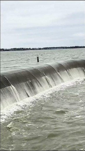Grand Lake Spillway Overflow | Flooding After Heavy Rain in Mercer County, Ohio