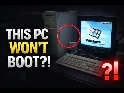 Fixing a Windows 95 PC That Wouldn’t Boot (No Heatsink?!)