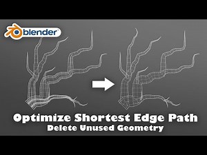 Optimize Shortest Edge Paths - Blender Geometry Nodes