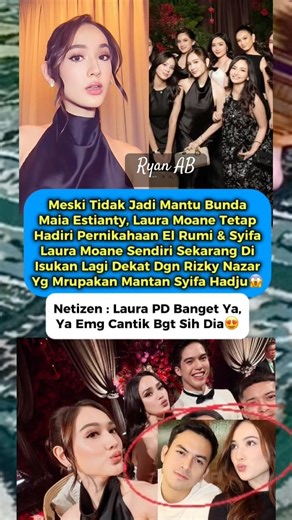 Cantiknya Laura Moane Saat Hadiri Pernikahan El Rumi & Syifa Hadju😍 #lauramoane #syifahadju #elrumi