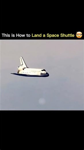 This is how to land a space shuttle। #nasa #space #tech #technology #spaceshuttle #spacex #news