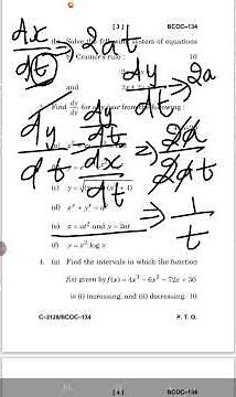 BCOC-134 : BUSINESS MATHEMATICS AND \rSTATISTICS