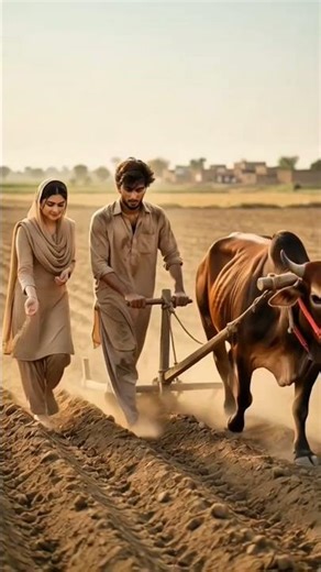 “Abdul Rahman Aur Saba Ki Mehnat Rang Laai”#gandam#village#husbadwife#