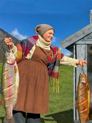 Homemade Cold Smoked Fish from a Village Smokehouse